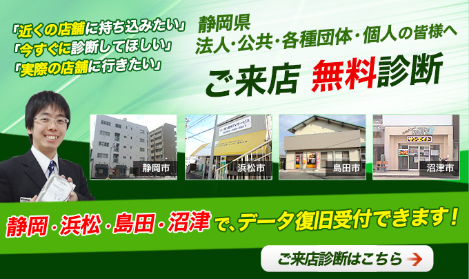 静岡県内の初期診断可能な受付センター